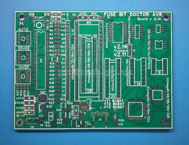 друкована плата atmega fusebit doctor