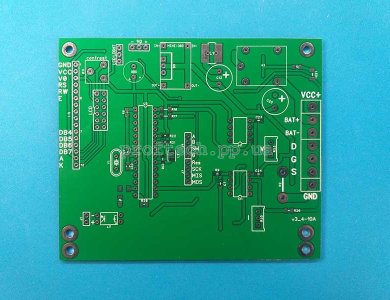 Друкована плата зарядного пристрою на atmega8