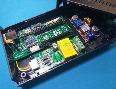 Корпус для ESP32, PZEM, DC-DC