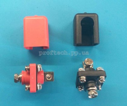 Корпусна прохідна клема з кришкою