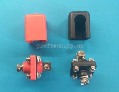 Корпусна прохідна клема з кришкою