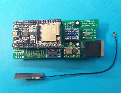 зібрана плата ESPHome wi-fi rs232