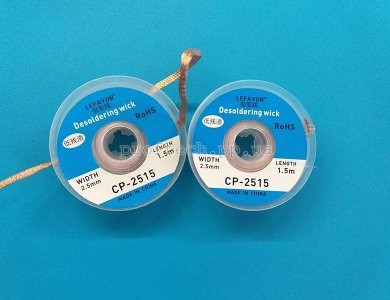 Стрічка для видалення припою