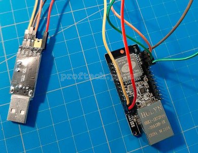 WT32-ETH01 програматор